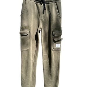 Guess Olive Green Elastic Waist Joggers size 12